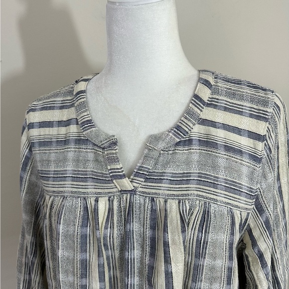 Knox Rose sz sm a textured smock style shirt Boho look - Picture 10 of 15